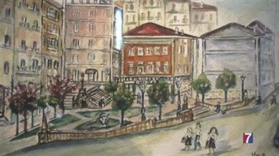 Las raíces de la margen izquierda lucen en acuarela en Portugalete.