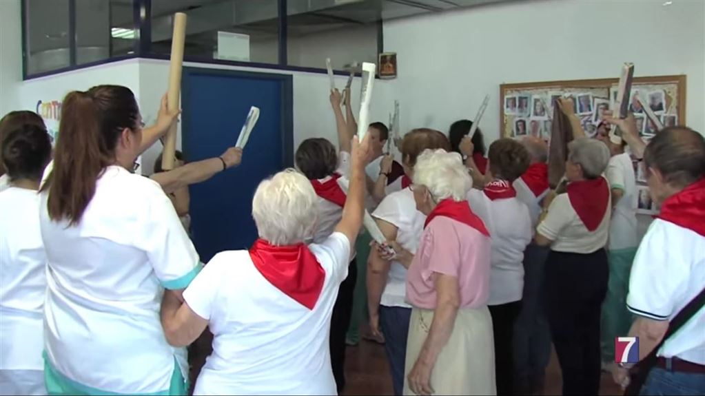 Los encierros de San Fermín llegan hasta Portugalete