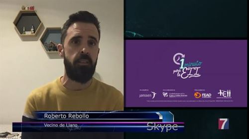Un vecino de Barakaldo se marca un reto personal deportivo y solidario