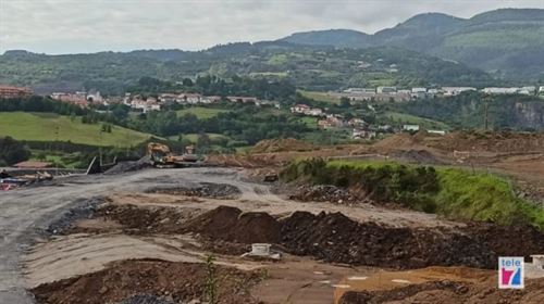 Obra parque tecnológico ezkerraldea. Junio 2020