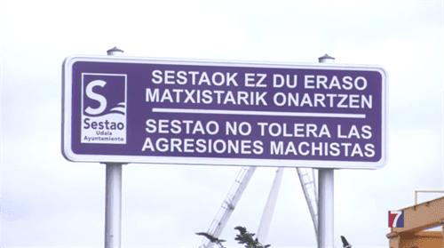 “Sestao no tolera agresiones machistas”