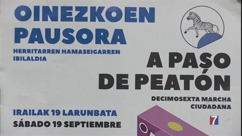 Leioa celebrará el sábado un A paso de peatón muy especial