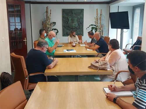 Reunión Ertzaintza y LUtxana
