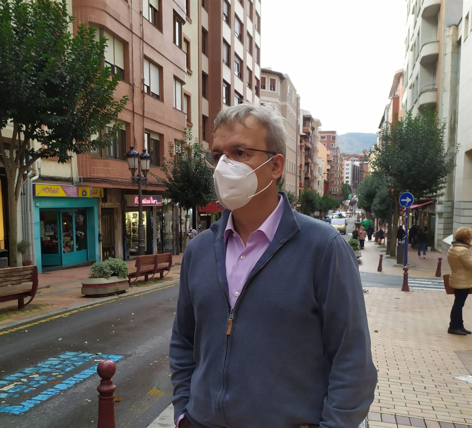 Foto de Alfredo Retortillo en la calle Elcano de Barakaldo (3)