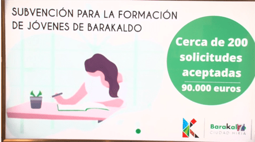 Barakaldo otorga 200 ayudas para impulsar la formación de los jóvenes del municipio