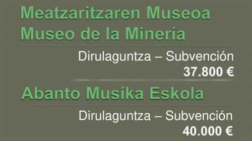 El Ayuntamiento de Abanto inyecta 78.000 euros en el Museo Minero y la Escuela de Música