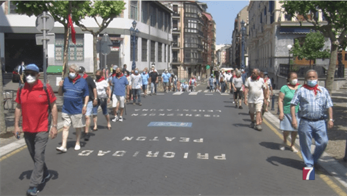 Los pensionistas de Portugalete reclaman sus derechos ante los ambulatorios