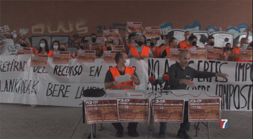 Trabajadores de ITP se concentrarán el jueves en Bilbao contra el ERTE