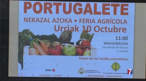 La feria agrícola decana de Bizkaia regresa a Portugalete