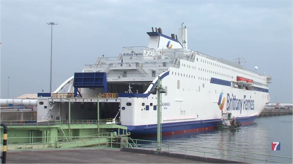 El Ferry Salamanca conecta ya los puertos de Zierbena y Portsmouth