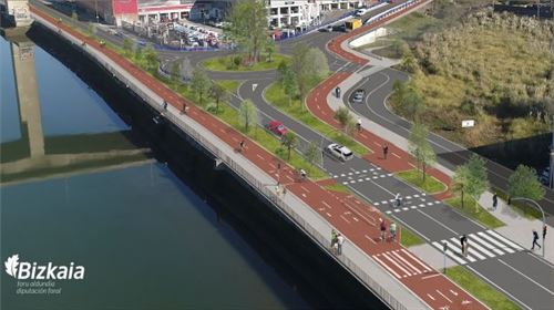 El gran bulevar de la ría que unirá Getxo y Bilbao será una realidad en 2024