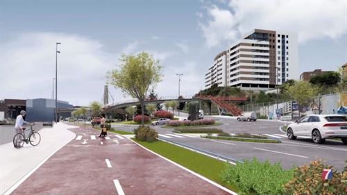 El nuevo boulevard supondrá también la transformación del acceso a Astrabudua desde la ría