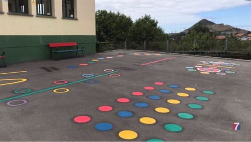 Abanto apuesta por patios escolares inclusivos