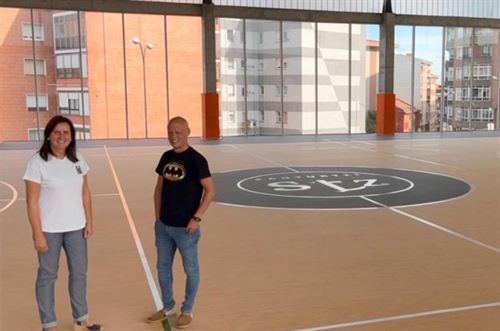 Kabiezes Kirolgunea estrena pista multideportiva