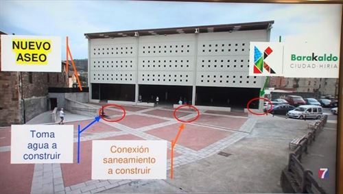 El Ayuntamiento de Barakaldo instalará un aseo público en la plaza de Burceña