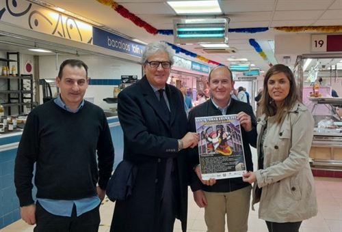 Foto de la presentación de la Feria de Santo Tomás de Barakaldo en el Mercado de Abastos