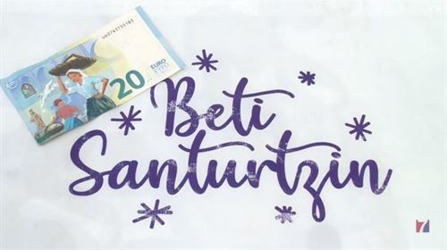 Santurtzi pone en circulación un billete mágico