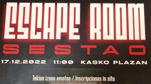 Sestao será mañana una Escape Room