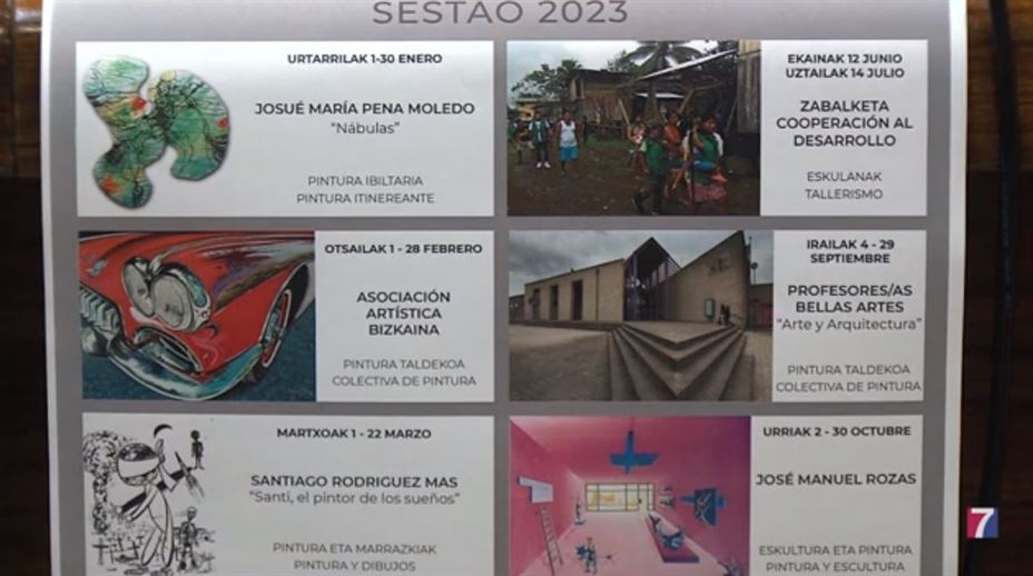 Sestao programa 11 exposiciones hasta fin de año