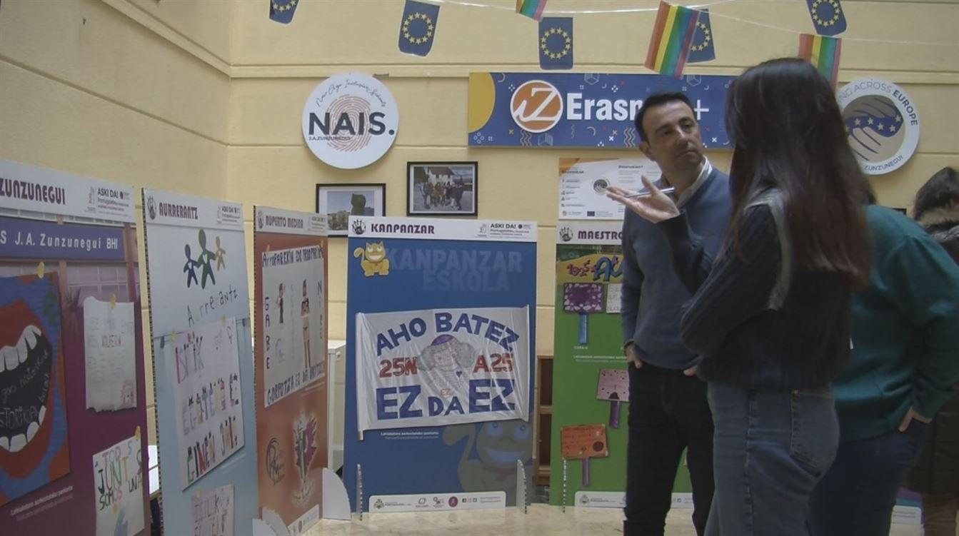 Más de 200 agente moreak trabajan por la igualdad en los centros educativos de Portugalete