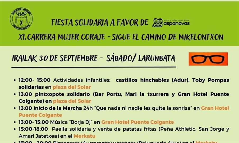 La Carrera Mujer Coraje de Portugalete se convierte en una fiesta de 24 horas