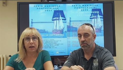 Paseos en goleta, principal atractivo de la séptima feria marinera de Portugalete