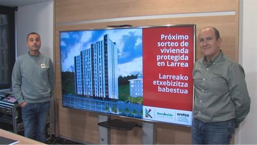 Barakaldo sorteará el lunes 27 de noviembre las 78 viviendas tasadas de Larrea