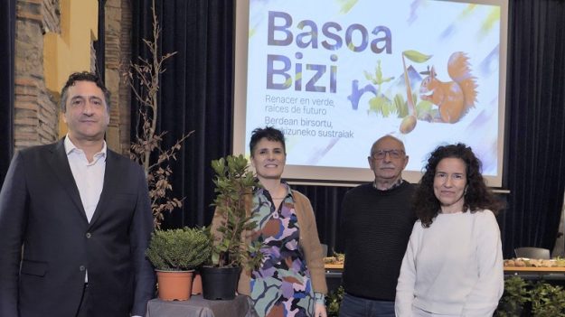 Basoa Bizi, una iniciativa para la restauración del bosque de Balmaseda