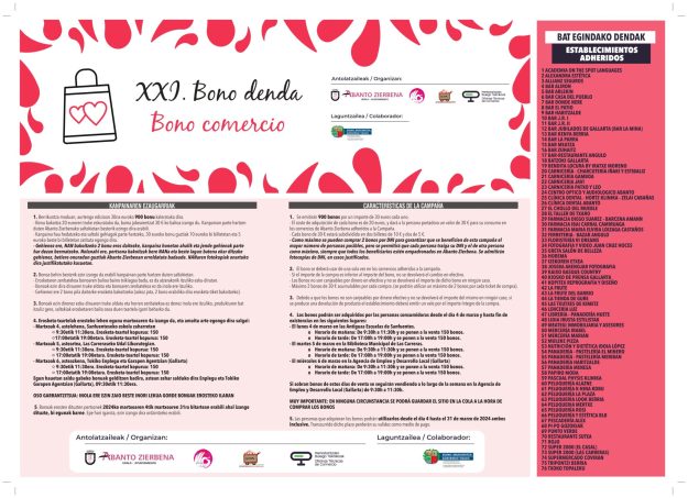 Arranca la XXI Campaña del Bono Comercio en Abanto