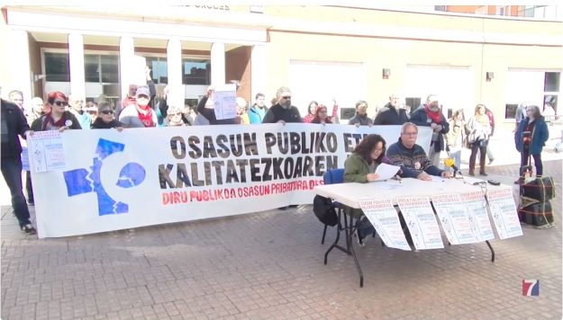 La plataforma BOPA de Barakaldo llama a manifestarse el sábado en Bilbao por una Sanidad Pública y de calidad