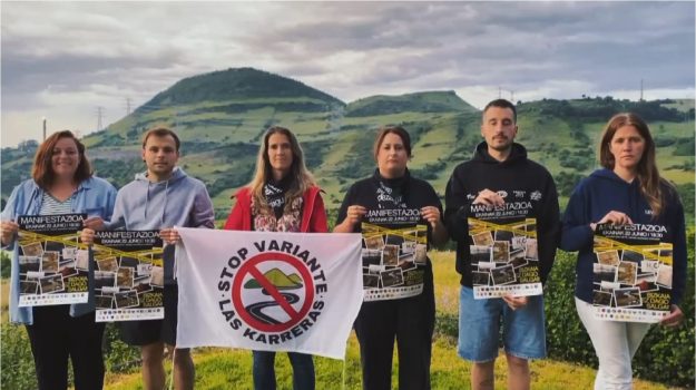 La plataforma Stop Variante Las Carreras reunirá en una manifestación a colectivos que luchan contra los macroproyectos de Bizkaia