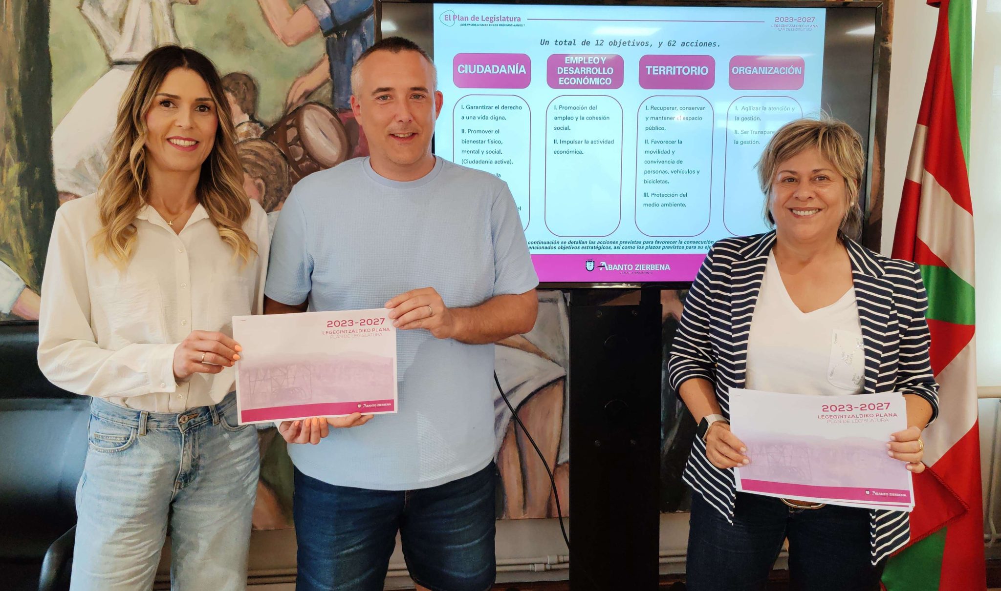 El gobierno municipal de Abanto ha «arrancado» más de 66% de su plan de mandato