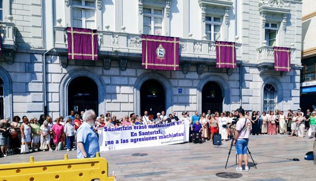 Santurtzi a los agresores sexuales “Nos tendréis enfrente”