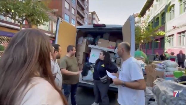 La solidaridad con Valencia desborda Sestao