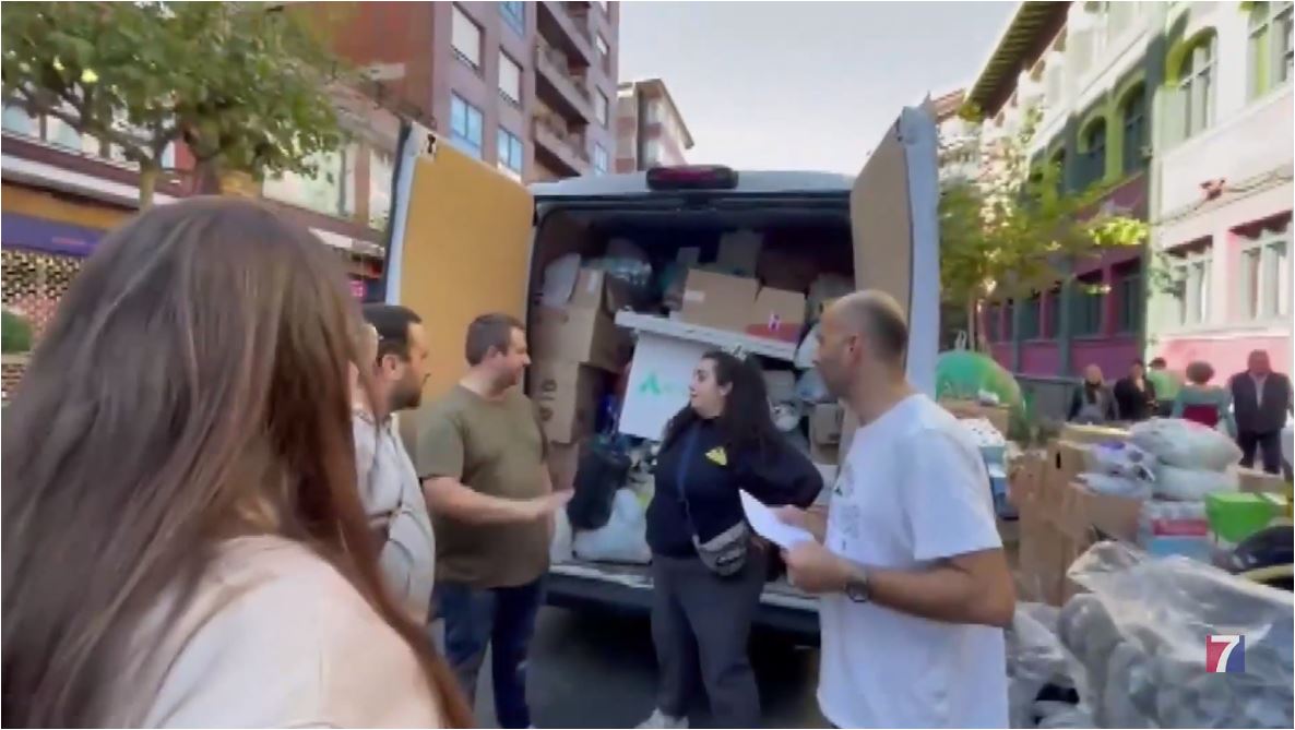La solidaridad con Valencia desborda Sestao