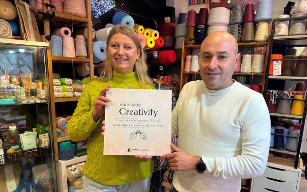 Barakaldo celebra el sábado su Mercado de Artesanía y Creatividad en la carpa de la Herriko Plaza